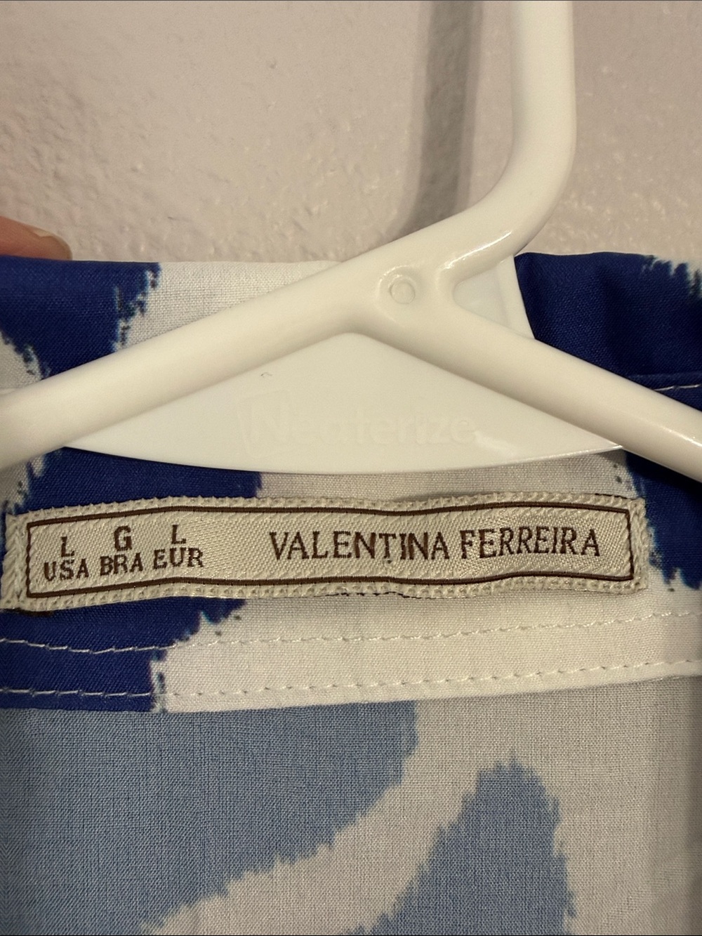 Valentina Ferreira Brazilian Resort Dress OVERSIZED!! - Picture 3 of 12
